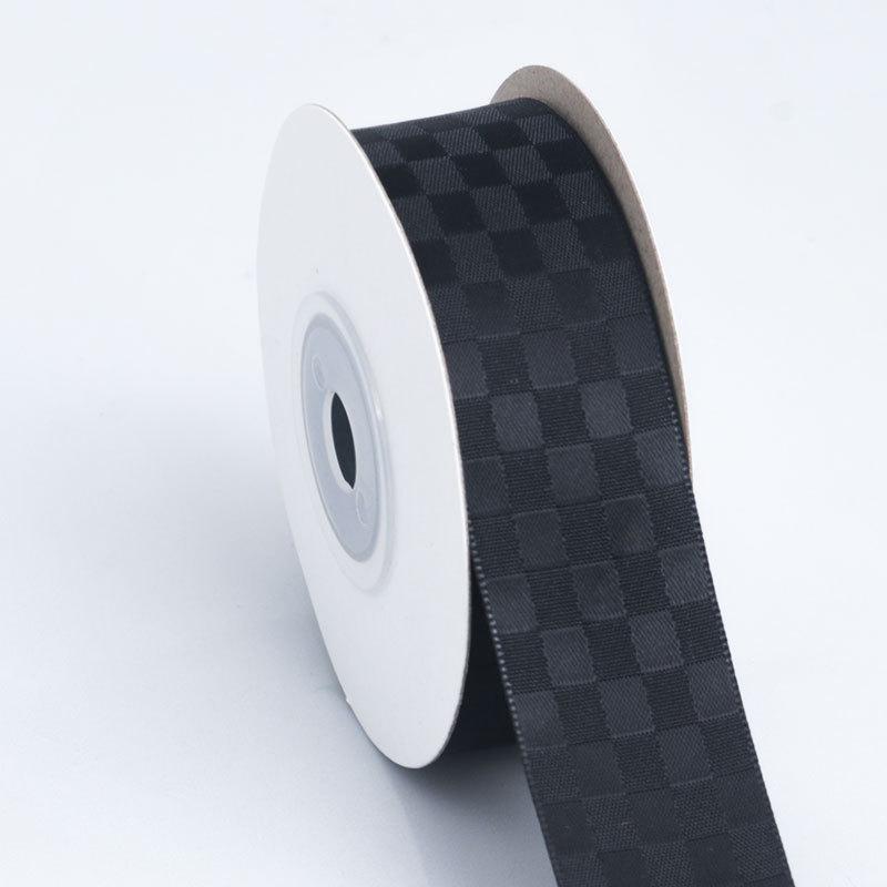 Elegant Solid Color Plaid Ribbon Soft Ribbon Bow Flower Handmade Material Hair Decoration Ribbon Baking Gift Packaging Ribbon Home Decoration