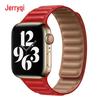 Двухцветный магнитный кожаный ремешок для Apple Watch Series SE/765432