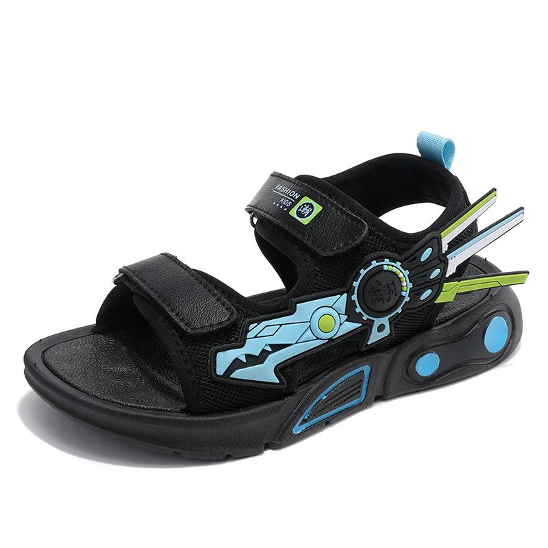 Летние детские сандалии 28-40 лет, уличная пляжная спортивная обувь, сандалии Magic Boy, сандалии для девочек