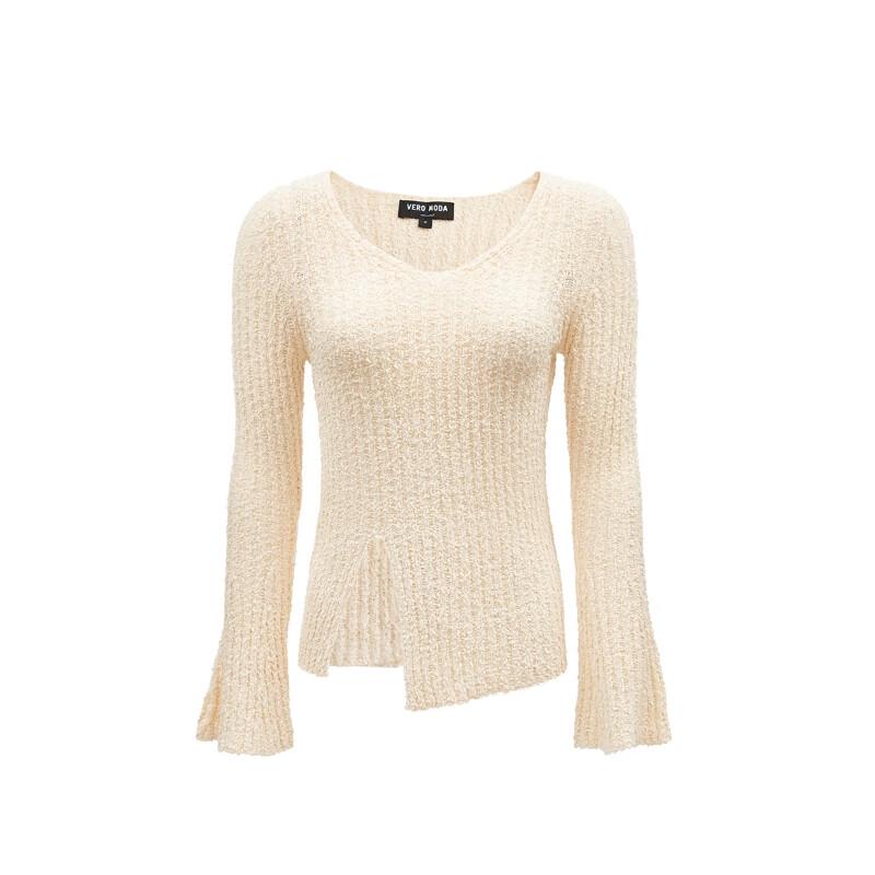 VEROMODA Women's Slim Fit Flared Sleeve Knit Top