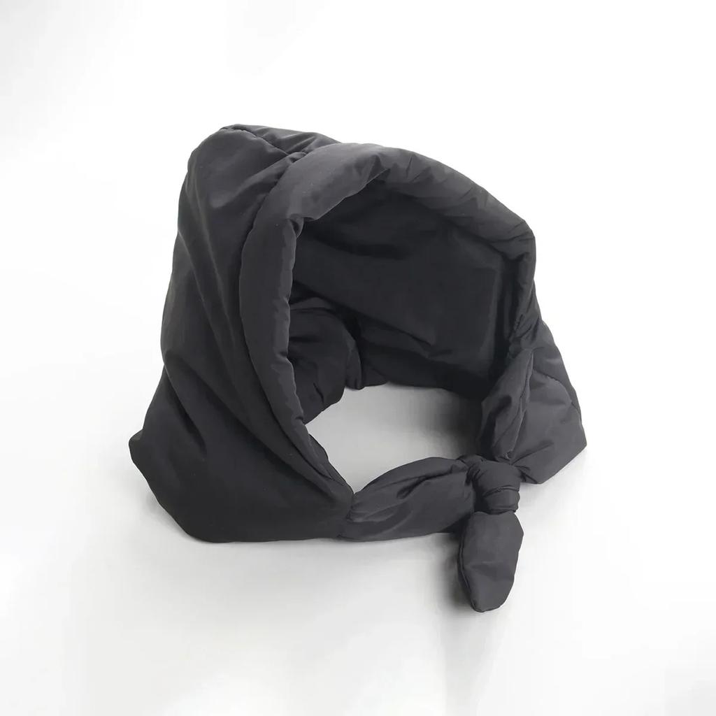 Зимний платок на голову, теплый капюшон, пуховый хлопковый треугольный шарф, женский утолщенный ветрозащитный водоотталкивающий головной убор для улицы с капюшоном на шею