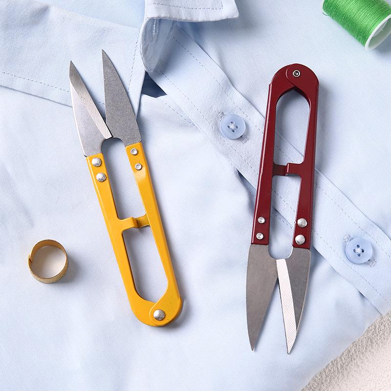 Ножницы для рыбалки и шитья из высокоуглеродистой стали ручной работы в форме буквы U