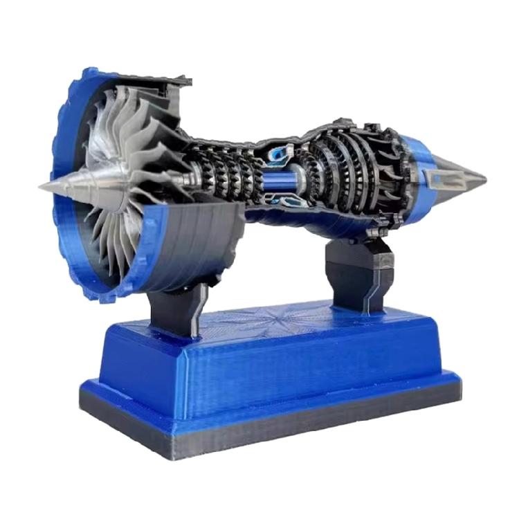 Hands On Turbofan Engine Model Kit with 3D Printing for Teen Hobbyists STEM Education & Display Classroom Demonstrations