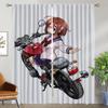 Modern Living Room Curtains 2 Pieces Bakuon Home Interior Curtains for Camera Halloween Decoration Partition Tulle for Bedroom