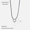 European and American light luxury sun necklace niche design stacked 18k gold stainless steel necklace ins collarbone chain spot