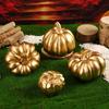 Pumpkin Autumn Decors Outdoor Gold Pumpkins Decorative Pumpkins Halloween Pumpkin Decors Artificial Pumpkins Fall Decors
