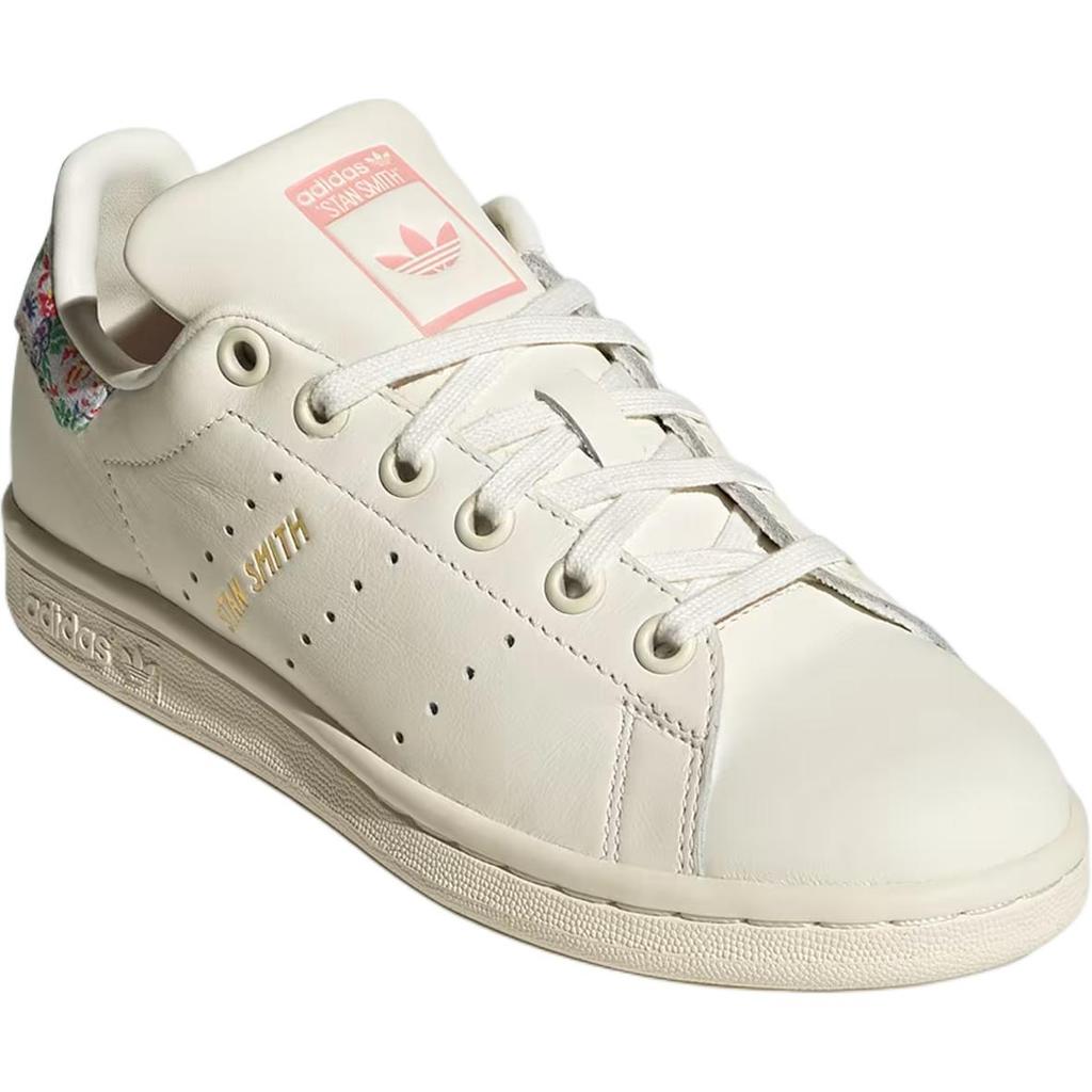 Liberty London x Adidas Originals STAN SMITH Кожа, Текстиль Нескользящий Устойчивый к истиранию Низкие кроссовки JH7559
