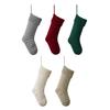 Christmas Stockings 18 Inches Large Knitted Xmas Stocking Fireplace Hanging Decoration for Holiday Home Party Decor