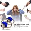 Decompression Chain Vent Unzip Chain Bicycle Chain Metal Keychain Toy