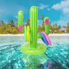 Надувная ПВХ плавающая игра для бросания Кактус Надувной матрас для бассейна На открытом воздухе