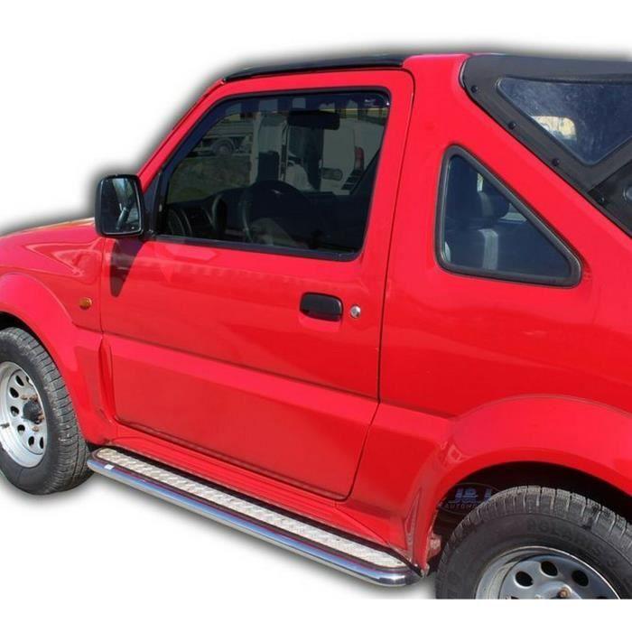 Дефлекторы окон - SUZUKI - JIMNY - 2 шт. - Тонированный акрил - Толщина 3 мм