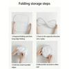Foldable Dirty Clothes Basket Bathroom No Partition Dirty Clothes Mesh Bag Laundry Storage Pouch of Clothes Socks Toys Sundries