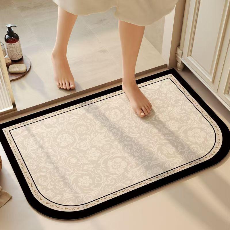 Bathroom absorbent diatom mud toilet doormat toilet toilet floor mat toilet carpet