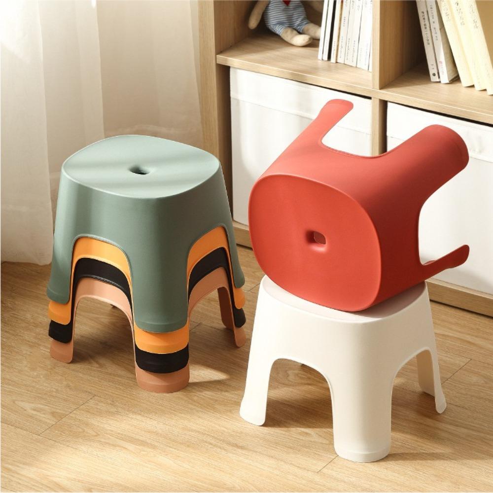 Colorful Toilet Footrest Non-slip Shoe Changing Stool Children's Small Stool Bathroom/Living Room