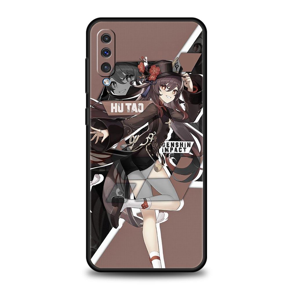 Чехол для телефона Hu Tao Genshin Impact для Samsung Galaxy A52 5G A12 A70 A50 A40 A20s A30 A10s A20e A10 A22 A72 A32 A02 A42 A04S