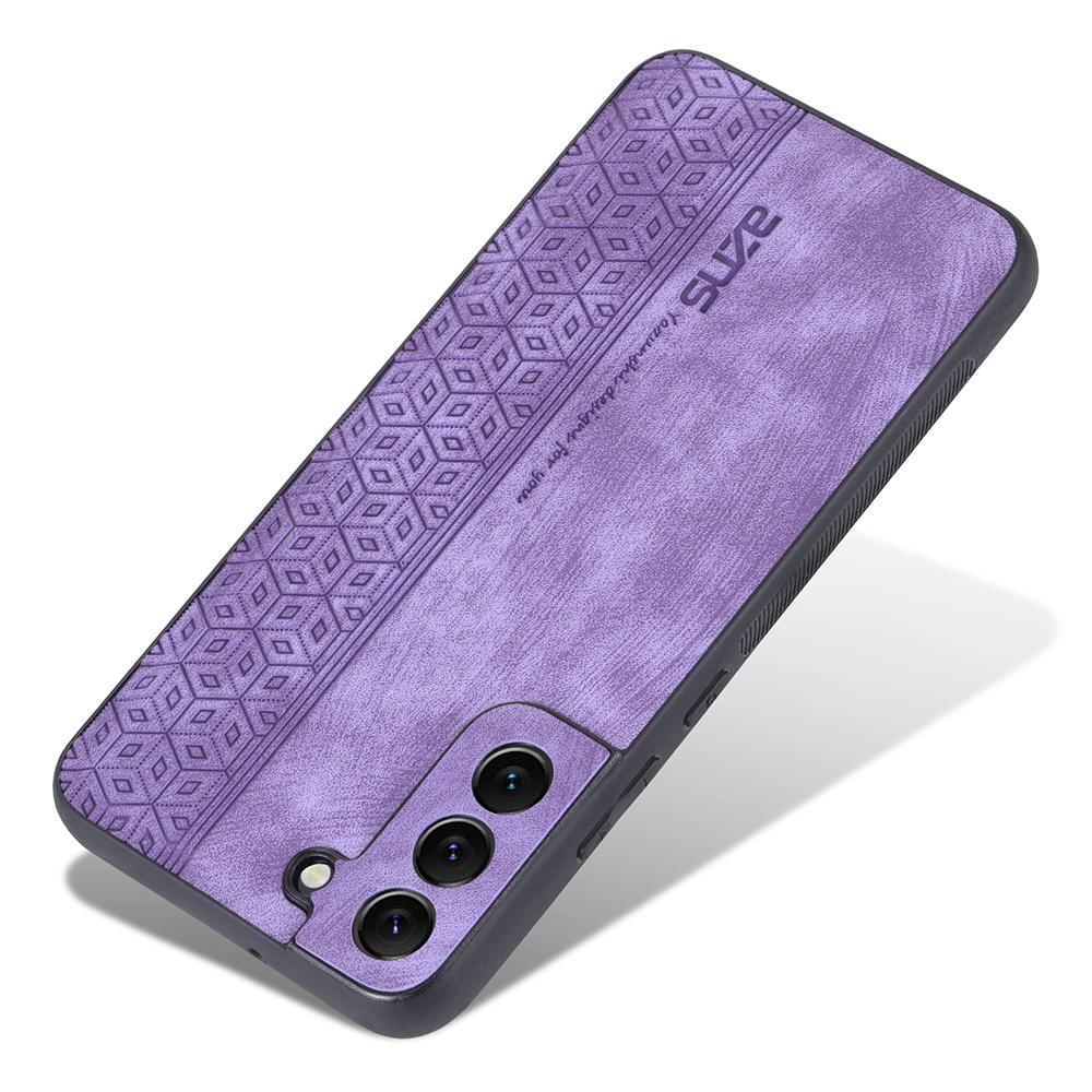 AZNS Чехол для телефона Samsung Galaxy S21 FE 5G с защитой от царапин, ТПУ-чехол с покрытием из тисненой кожи