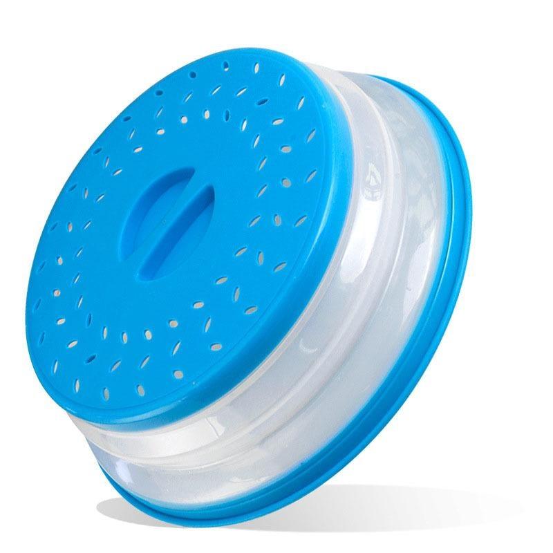 1 шт. 200 ℃ складная микроволновая защита от брызг круглая вентилируемая складная крышка для микроволновой печи