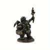 1PC Dwarf Legion Torchbearer Soldiers Models Toy Figurines Miniatures Metal Copper Mens Gifts Desktop Ornaments Decorations