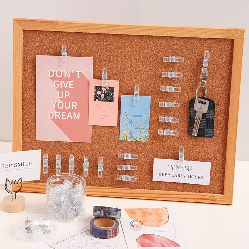 20 шт./кор. канцелярские принадлежности для офиса, школы, канцелярские принадлежности, прочные пластиковые зажимы для большого пальца