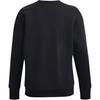 (WMNS) Under Armour Essential Fleece Crew Sweatshirt 'Black' Women's 1373032-001