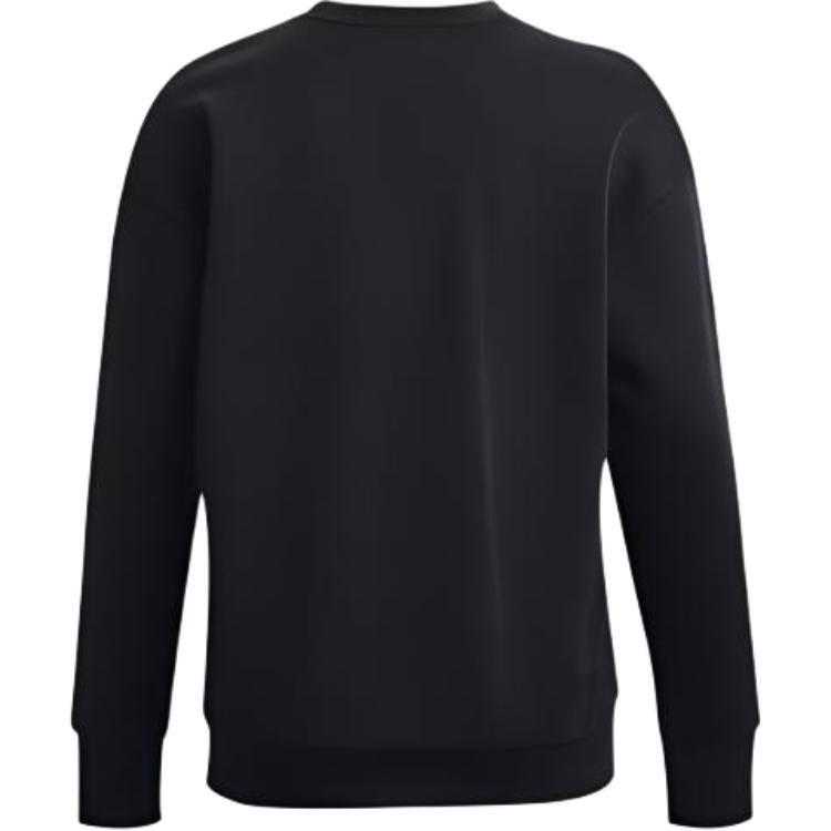 (WMNS) Under Armour Essential Fleece Crew Sweatshirt 'Black' Women's 1373032-001