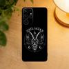 Чехол для телефона Hail S-Satan для Samsung S25,24,21,22,23,30,Ultra,20,Plus,Fe,Lite,Note Мягкий черный чехол