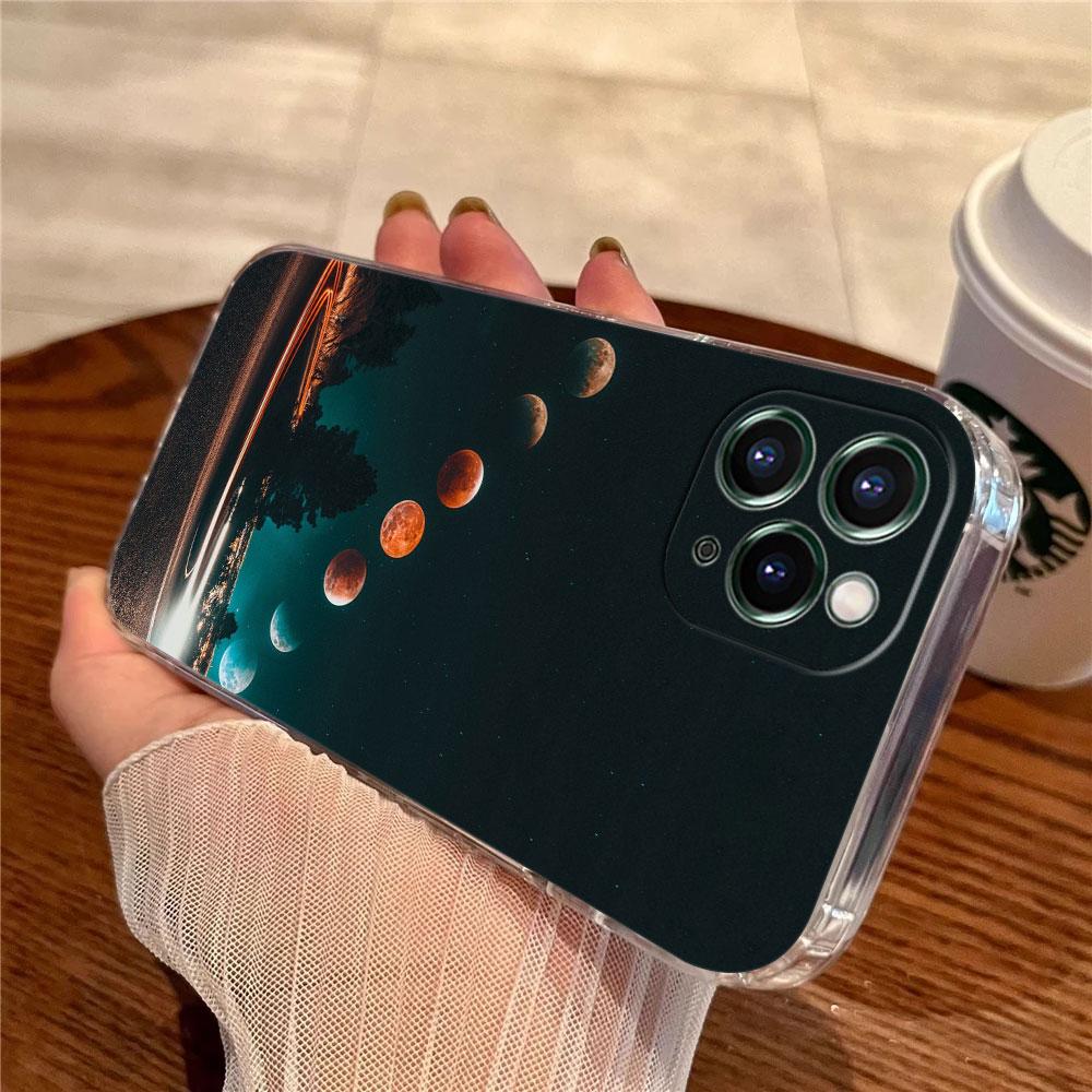 Космос Планета Луна Звезды Вселенная Чехол Для Apple iPhone 17 16 15 14 13 12 11 Pro Max 16 Plus 16E 17Air Case 17Pro Чехол для телефона