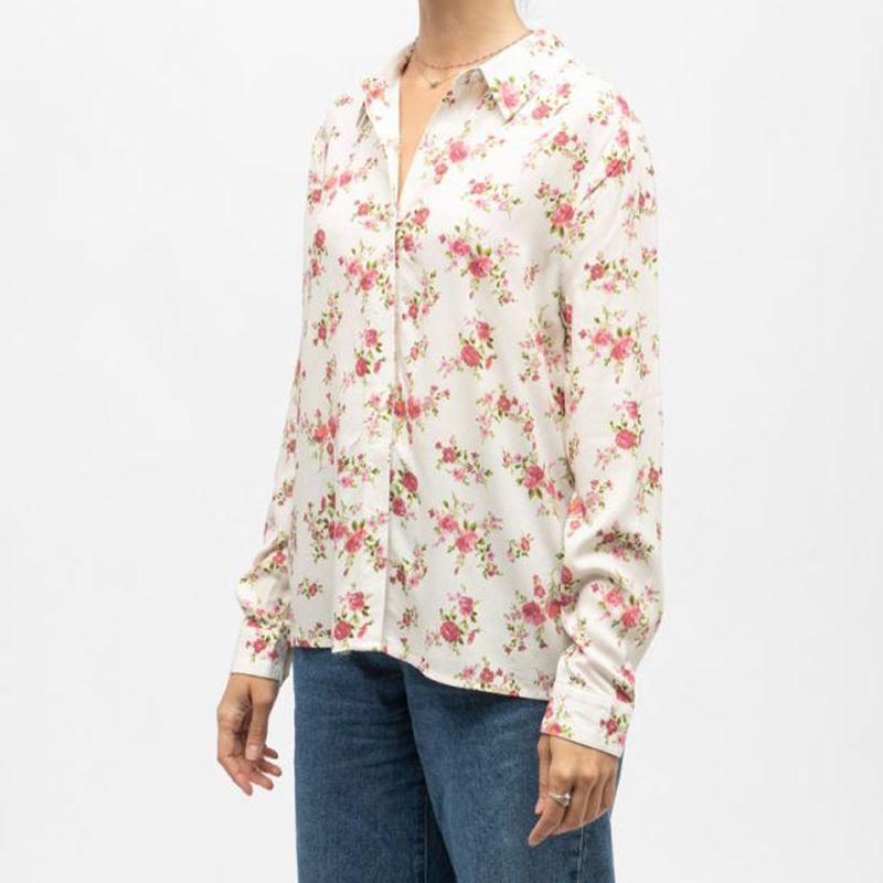 Cozy Vintage Floral Lightweight Shirt Woman LA PETITE ETOILE