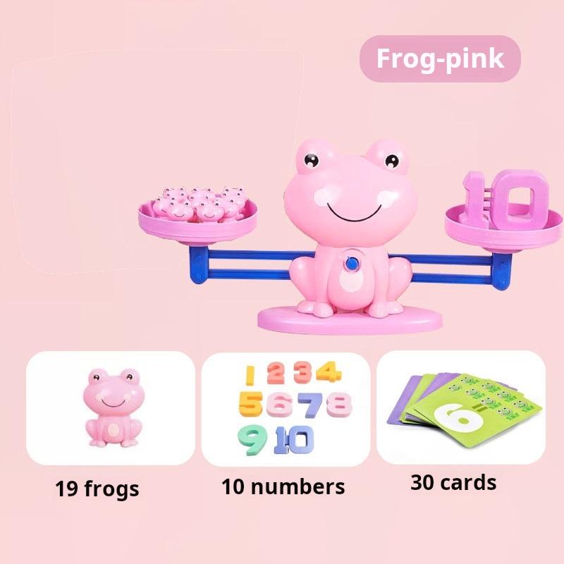 Лягушка Математические Весы Обучающая Игрушка для Детей Изучение Чисел и Счет Монтессори Интерактивная Игрушка для Возраста 3-6 лет