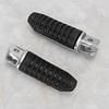 2pcs Aluminum Front Footrests Foot Pegs Black Fit for Suzuki DL650 V Strom 2004 2012
