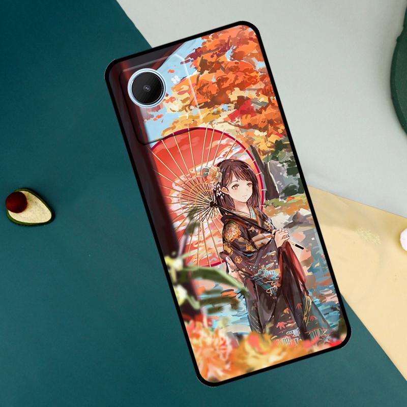Японское искусство Татуировка Кимоно Для Realme 15 14 10 11 12 13 Pro Plus C65 C67 C71 C63 C61 C55 C51 C53 C75 GT6 GT7 Pro Чехол