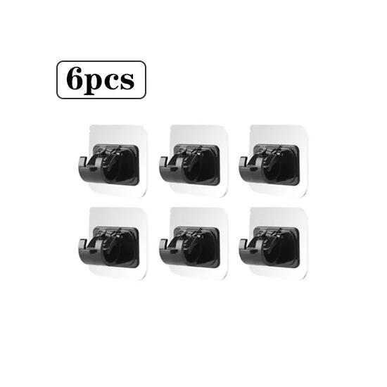 2/4/6 шт. кронштейн для карниза без дрели, самоклеящийся держатель для карниза, крючки, регулируемый крючок для карниза без гвоздей, аксессуар для дома