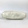 CHANEL vintage Matelasse Quilted Logo Double Chain Shoulder Bag Leather White