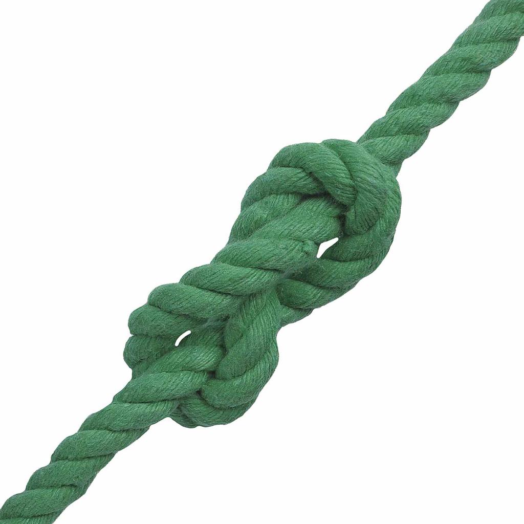 Cotton Rope 10 mm 250 m Green 100percent Cotton