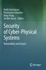 Книга Security of Cyber-Physical Systems : Vulnerability and Impact