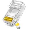 SAMZHE Гигабитный коннектор RJ45 Cat6 с позолотой (100 шт)