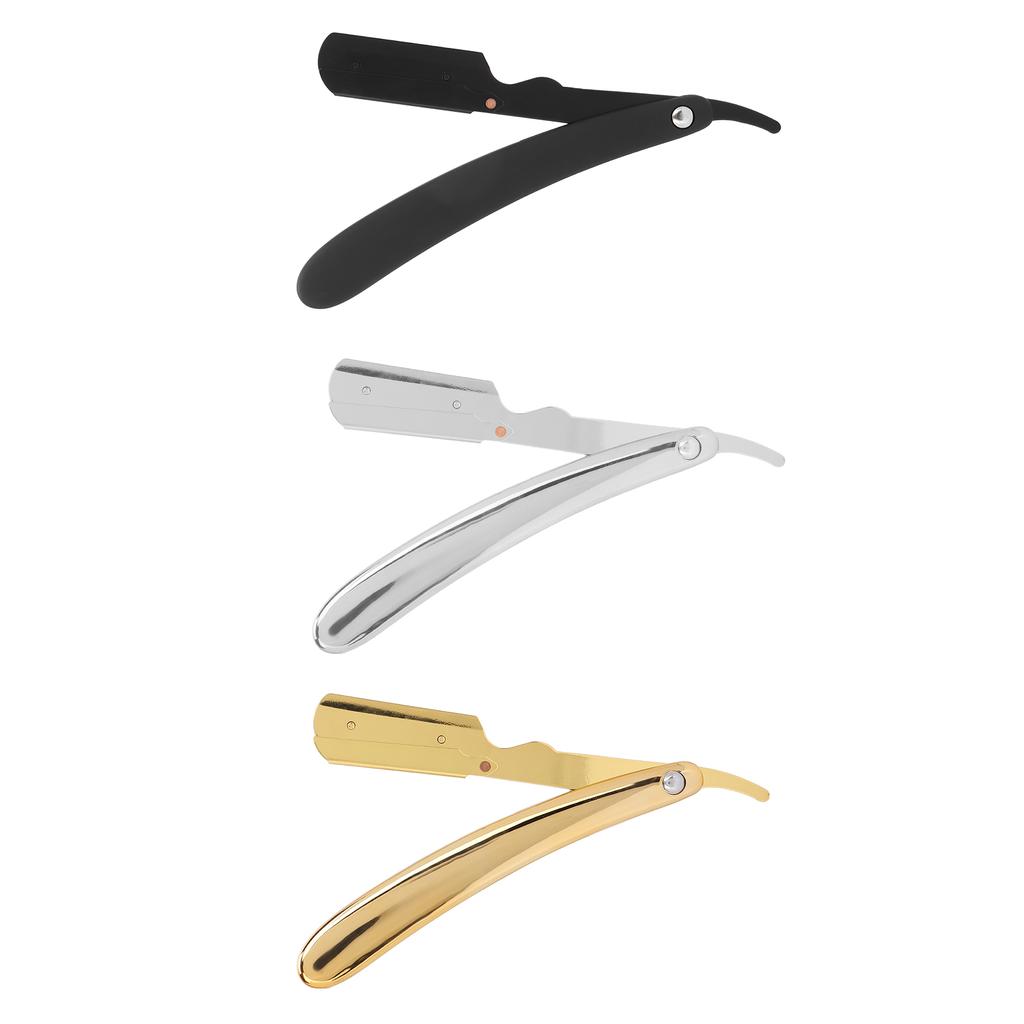 Men\'s Folding Handle Plated Professional Straight for Hair Salon (Without Blade)