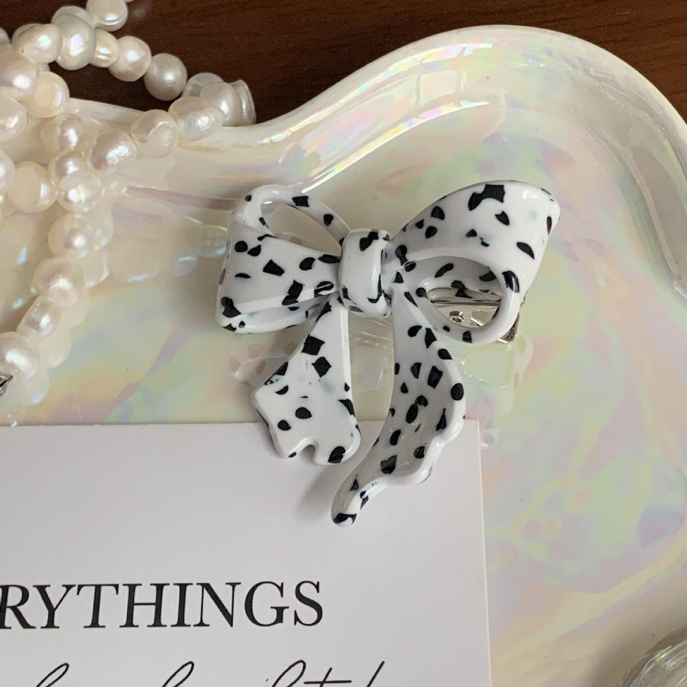 Hairpin Bow Hair Clip Hair Claw Bowknot Duckbill Clip Personalized Acetic Acid Hairpin  Streetwear