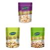 Happilo 100% Natural Premium Whole Cashews, 200g & Premium Californian Roasted and Salted Pistachios, 200g & Californian Almonds, 200g