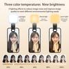 Portable Mobile Phone Fill Light Rechargeable 3Modes Adjustable LED Lamp Clip On For Phone Laptop For Vlog Live Streaming Selfie