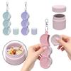 Silicone Cosmetic Packaging Box Set with Hanging Hole Leakproof Travel Toiletry Container