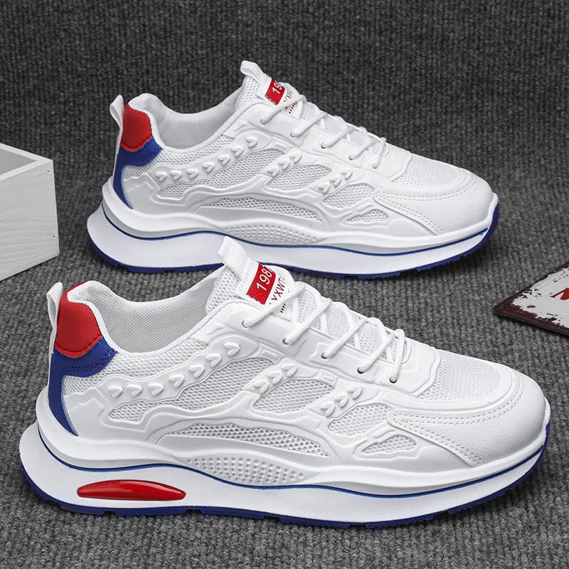 Fashion Men's Sneakers New Fashion Skateboard Shoe Outdoor Male Mesh Breathable Running Shoes for Men Sports Casual Shoes Tenis Hombres