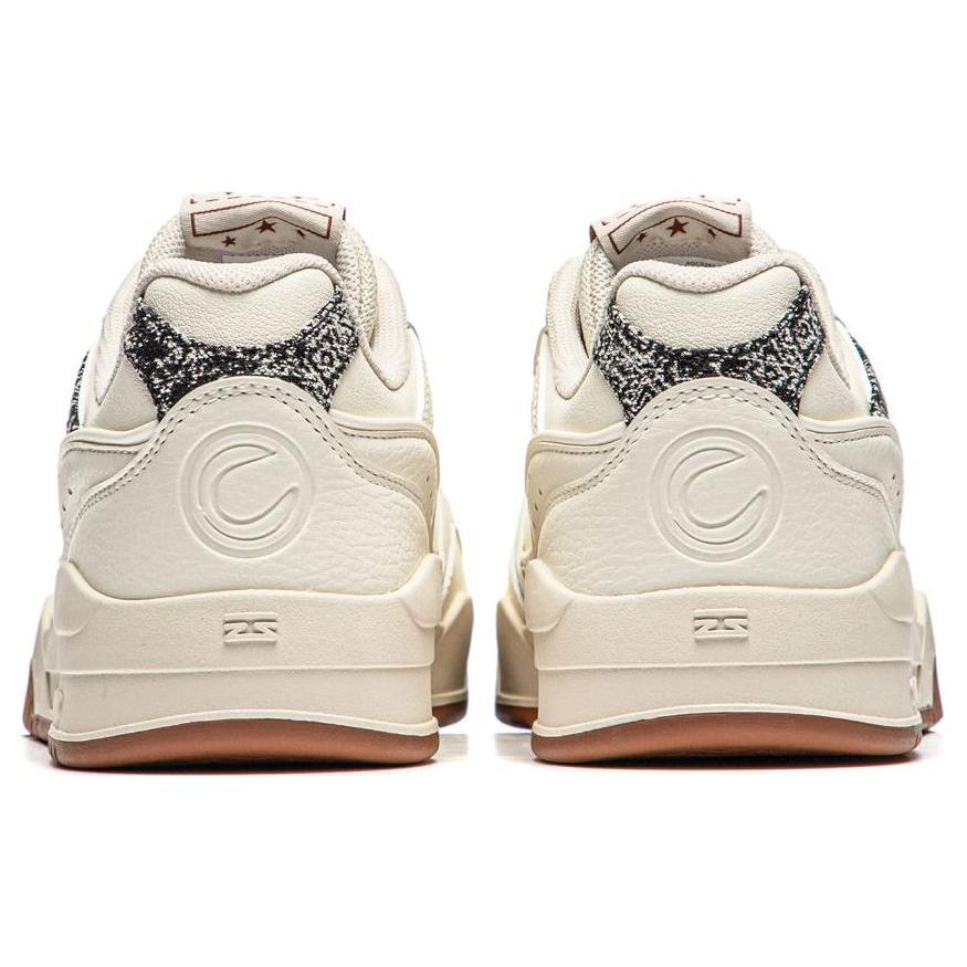 Li-Ning Light Blue Comfortable Versatile Casual Thick Sole Height Increasing Shock Absorbing Wear Resistant Low Top Skate Shoes AGCS251-36