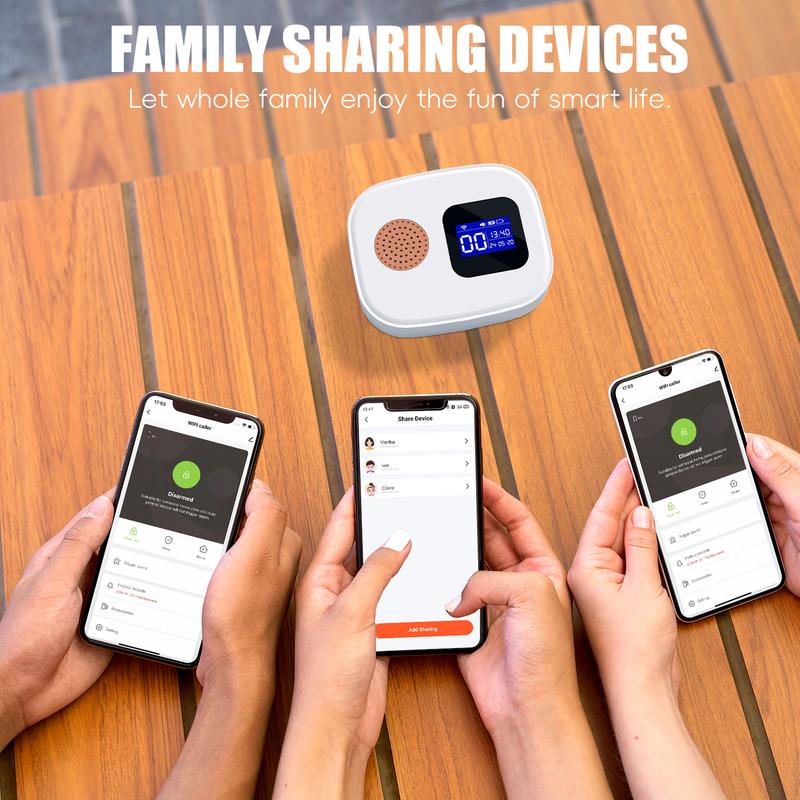 Tuya SOS WiFi Wireless Caregiver Pager Call Button System Emergency Alert Button For Seniors Patient Disabled Elderly Indoor