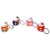 Three-dimensional Phone Accessory Cartoon Key Ring Car Keyring Lucky Cat Keychain Bag Pendant