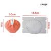 New Creative Handmade Shape DIY Scallop Candle Mould Candle Mold Aroma Candle Mold Three-dimensional Scallop Shell Acrylic Mold
