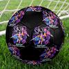 Kpop Demon Hunter Indoor Soccer Ball Colorful All Ages Size 5 Machine Stitched PVC Competition Ready Durable High-Bounce
