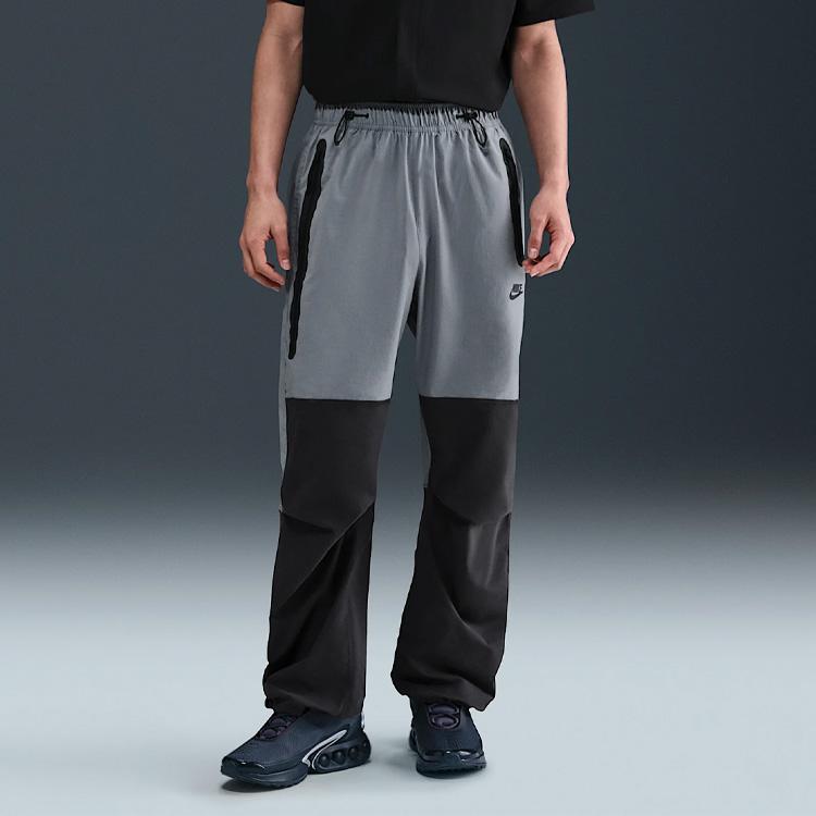 Nike Logo Elastic Straight Leg Casual Pants Men bottoms Cool-Gray HM7159-065