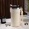 Vacuum Insulated Travel Mug with Rope Thermal Coffee Cups Stainless Steel Thermos Water Bottle Double Wall Cold Hot  Drinkware