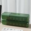Creative Data Cable Storage Box Large Capacity Charger Cable Management Box Desktop Multi Grid Solid Color Plastic Storage Boxes